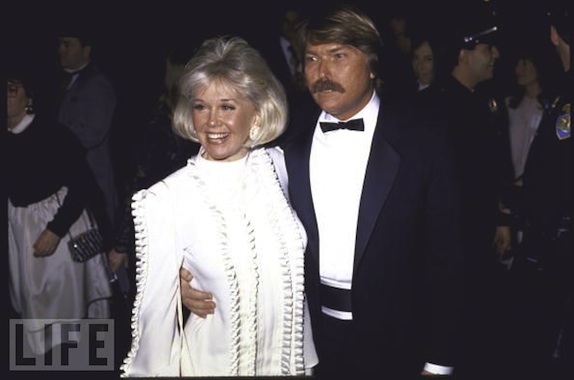 Doris and Terry when she received the Golden Globe Cecil B. DeMille award in 1989.